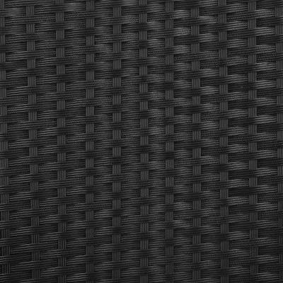 Ratanový set záhradného nábytku, čierny SPRINGOS COMO 2