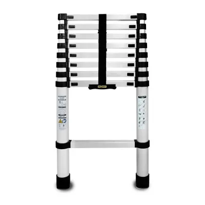 Teleskopický rebrík 1x9 priečok výsuvný DRABEST DT-9 HOME