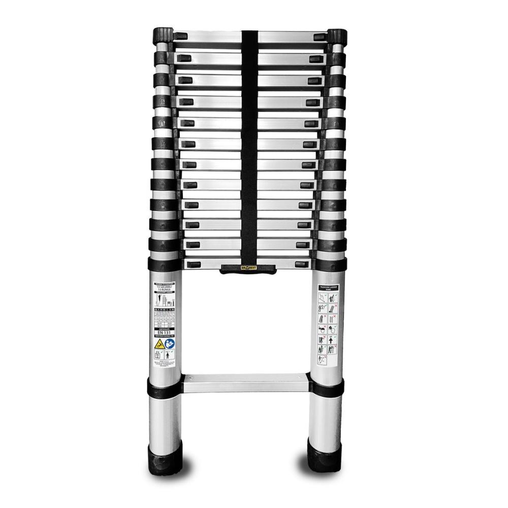 Teleskopický rebrík 1x13 priečok výsuvný DRABEST DT-13 HOME