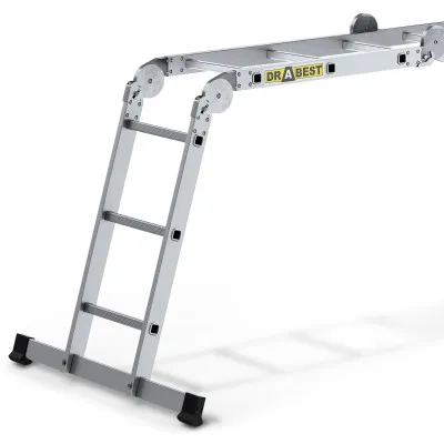 Multifunkčný rebrík 4x3 priečky DRABEST DU4x3 HOME 150 kg