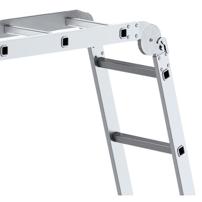 Multifunkčný rebrík 4x3 priečky DRABEST DU4x3 HOME 150 kg