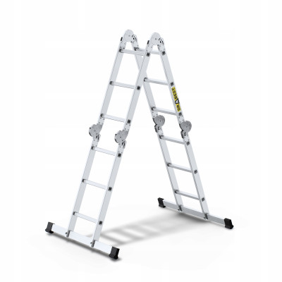 Multifunkčný rebrík 4x3 priečky DRABEST DU4x3 HOME 150 kg