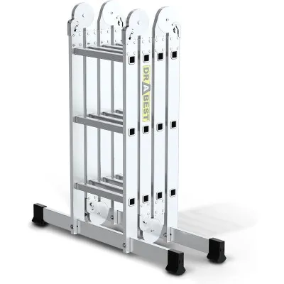 Multifunkčný rebrík 4x3 priečky DRABEST DU4x3 HOME 150 kg