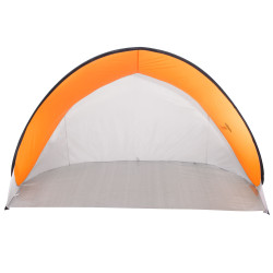 Samorozkladací plážový stan SPRINGOS TEXAS oranžovo-sivý