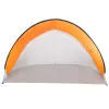 Samorozkladací plážový stan SPRINGOS TEXAS oranžovo-sivý