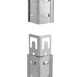 Kovový regál 150x75x30 cm, 5 polic SPRINGOS HA5260