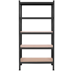 Kovový regál 150x75x30 cm, 5 polic SPRINGOS HA5261