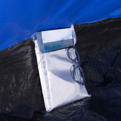 Stan SPRINGOS COLORADO 4 šedo-modrý