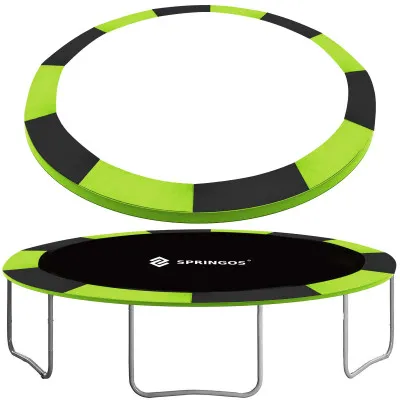 Kryt pružín na trampolínu 366 cm, zeleno-čierny SPRINGOS