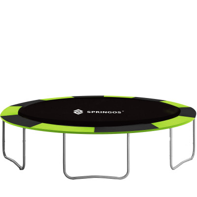 Kryt pružín na trampolínu 366 cm, zeleno-čierny SPRINGOS