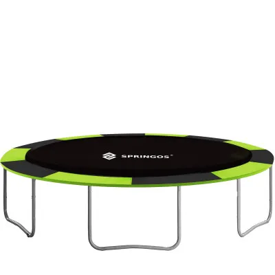 Kryt pružín na trampolínu 366 cm, zeleno-čierny SPRINGOS