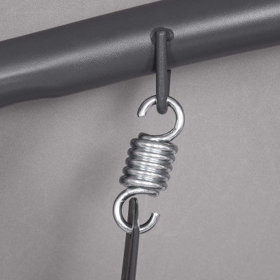 Záhradná hojdačka 4-miestna SPRINGOS DIANA GS0032, hnedá