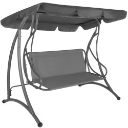 Podsedák na záhradnú hojdačku 110x90 cm SPRINGOS GS1003S, šedý