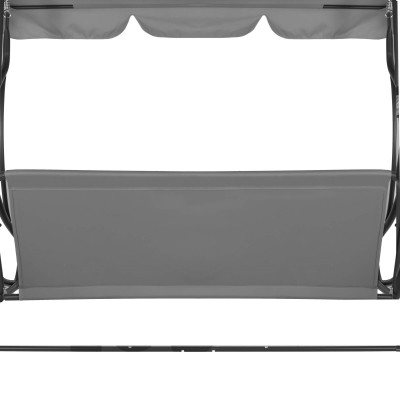 Podsedák na záhradnú hojdačku 110x90 cm SPRINGOS GS1003S, šedý