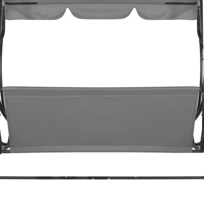 Podsedák na záhradnú hojdačku 110x90 cm SPRINGOS GS1003S, šedý