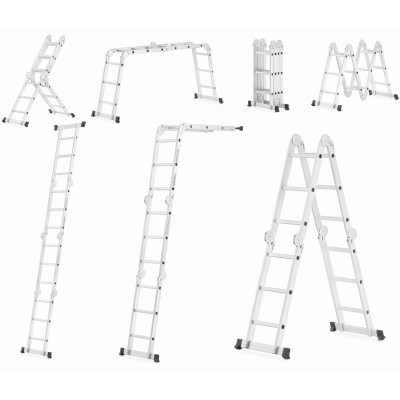 Multifunkčný kĺbový rebrík 4x3 priečky HIGHER ML-103 PRO