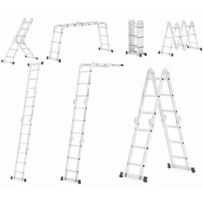 Multifunkčný kĺbový rebrík 4x3 priečky HIGHER ML-103 PRO
