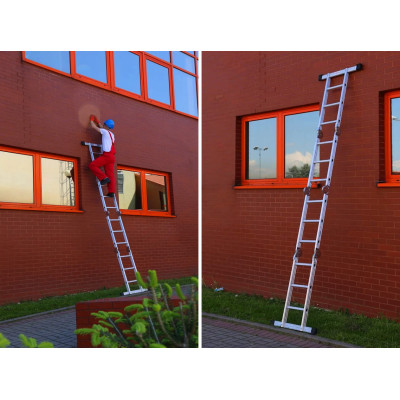 Multifunkčný kĺbový rebrík 4x3 priečky HIGHER ML-103 PRO