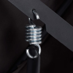 Záhradná hojdačka SPRINGOS BOHEMA 4-miestna, tmavo šedá