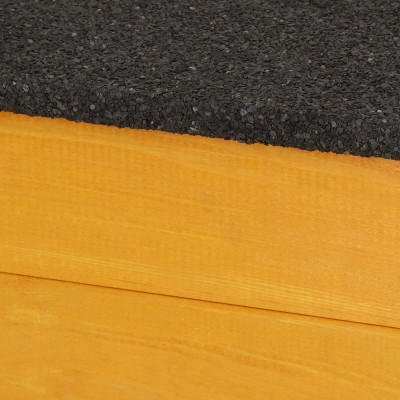 Drevená búda pre psa 54x39x30 cm SPRINGOS DH001 žltá