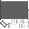 Bočná výsuvná markíza 300x160 cm SPRINGOS AW0002 antracitová