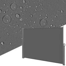 Bočná výsuvná markíza 400x200 cm SPRINGOS AW0008 antracitová