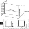 Bočná výsuvná markíza 400x200 cm SPRINGOS AW0008 antracitová