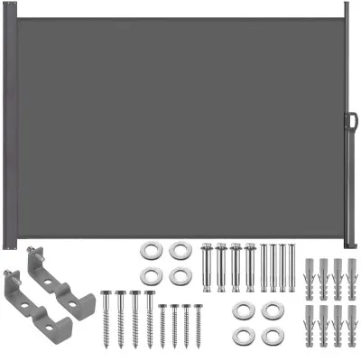 Bočná výsuvná markíza 300x200 cm SPRINGOS AW0009 antracitová