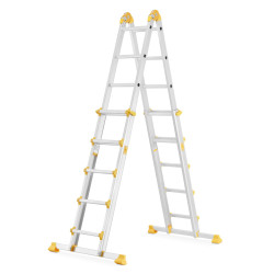 Teleskopický kĺbový rebrík 4x5 priečok, 457 cm HIGHER ML-305N PRO