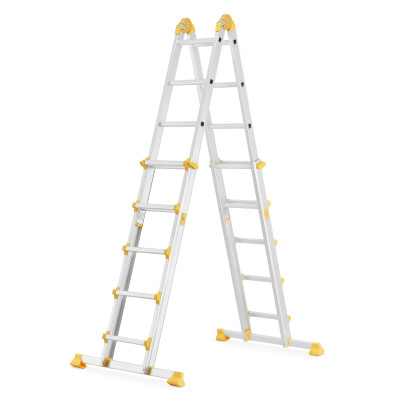 Teleskopický kĺbový rebrík 4x5 priečok, 457 cm HIGHER ML-305N PRO