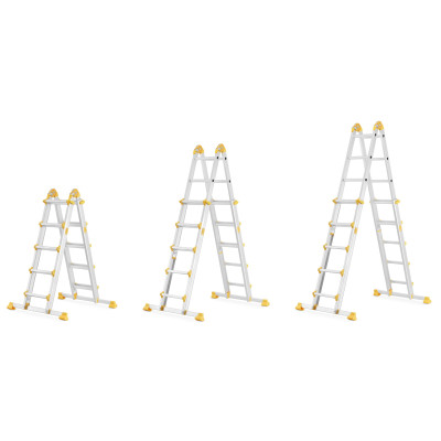 Teleskopický kĺbový rebrík 4x5 priečok, 457 cm HIGHER ML-305N PRO