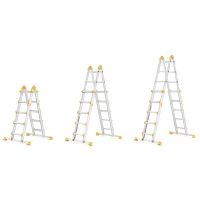 Teleskopický kĺbový rebrík 4x5 priečok, 457 cm HIGHER ML-305N PRO