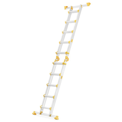 Teleskopický kĺbový rebrík 4x5 priečok, 457 cm HIGHER ML-305N PRO