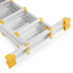 Teleskopický kĺbový rebrík 4x5 priečok, 457 cm HIGHER ML-305N PRO