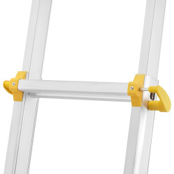 Teleskopický kĺbový rebrík 4x5 priečok, 457 cm HIGHER ML-305N PRO