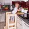 Detská učiaca veža SPRINGOS LEARNING KCH01 prírodná
