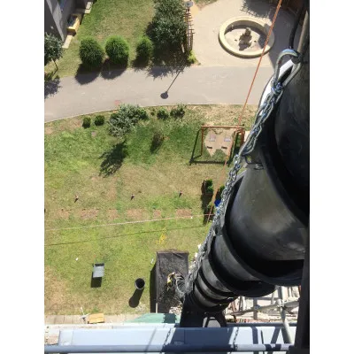 Násypka pre zhoz na stavebnú suť HIGHER NR1 čierna