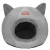 Domček pre mačku s ušami SPRINGOS PA0239 sivý