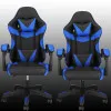 Herná stolička polohovateľná SPRINGOS HF0019 čierno-modrá