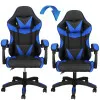 Herná stolička polohovateľná SPRINGOS HF0019 čierno-modrá