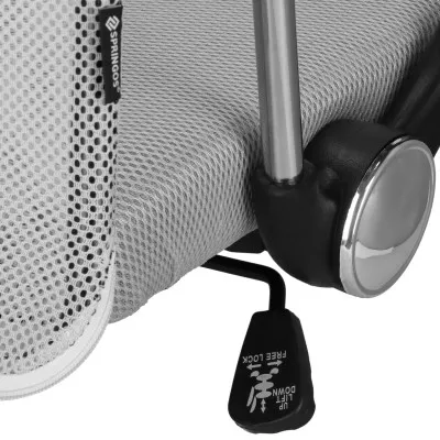 Kancelárska stolička ergonomická SPRINGOS HF0032 šedo-čierna