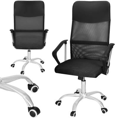 Kancelárska stolička ergonomická SPRINGOS HF0033 čierna