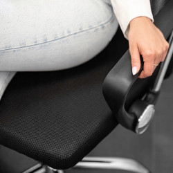 Kancelárska stolička ergonomická SPRINGOS HF0033 čierna