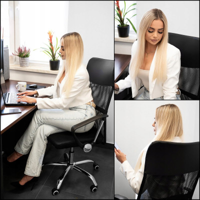 Kancelárska stolička ergonomická SPRINGOS HF0033 čierna