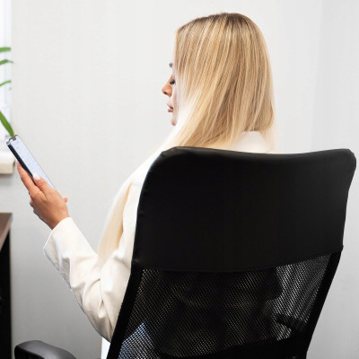 Kancelárska stolička ergonomická SPRINGOS HF0033 čierna