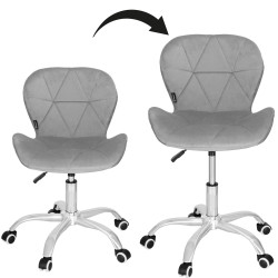 Kancelárska stolička ergonomická SPRINGOS HF0018 sivá