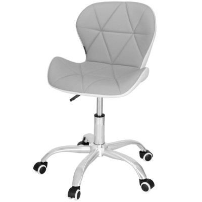 Kancelárska stolička ergonomická SPRINGOS HF0023 sivo-biela
