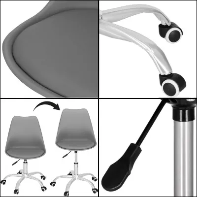 Kancelárska stolička ergonomická SPRINGOS HF0022 sivá