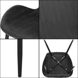 Čalúnená stolička ergonomická SPRINGOS HF0029 tmavo šedá