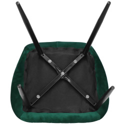 Čalúnená stolička ergonomická SPRINGOS HF0030 tmavo zelená